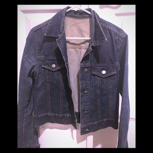 Theory denim jacket size medium